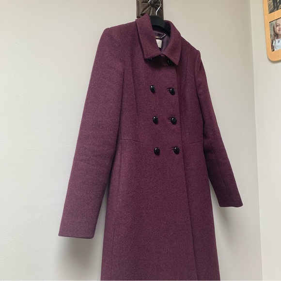 Hobbs Fonda Wool Blend Coat size UK 12 - Picture 3 of 12